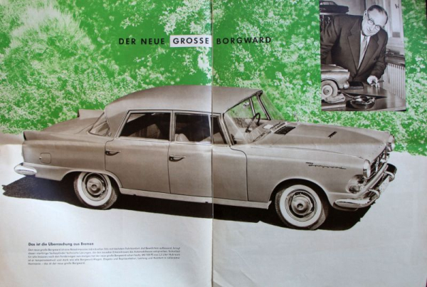 Borgward Modellprogramm 1959 Automobilprospekt (1350)